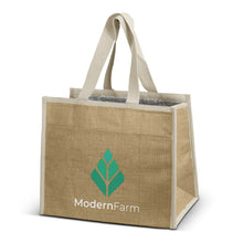 Load image into Gallery viewer, Lumi Jute Cooler Bag