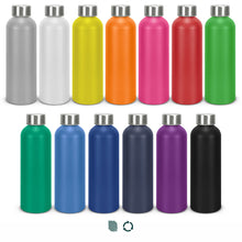 Load image into Gallery viewer, custom printed Recycled Aluminium Bottle with your logo