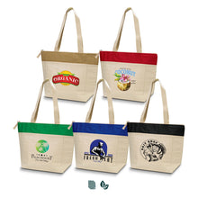 Load image into Gallery viewer, Emporium Cotton Cooler Tote