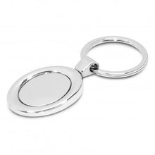 Load image into Gallery viewer, Oval Metal Key Ring
