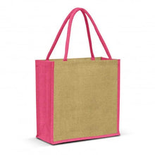 Load image into Gallery viewer, Monza Jute Tote Bag