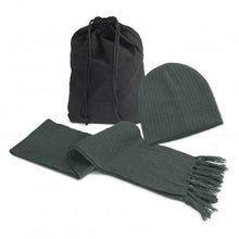 Load image into Gallery viewer, Nebraska Scarf and Beanie Set
