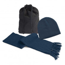 Load image into Gallery viewer, Nebraska Scarf and Beanie Set