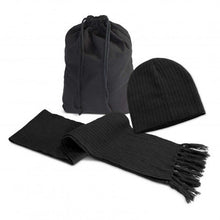 Load image into Gallery viewer, Nebraska Scarf and Beanie Set