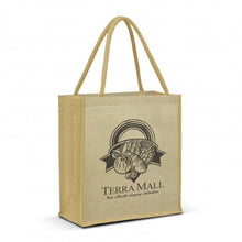 Load image into Gallery viewer, Custom Printed Corporate Gifts Lanza Juco Tote Bag