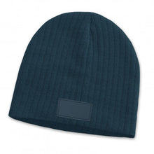 Load image into Gallery viewer, Nebraska Cable Knit Beanie with Patch