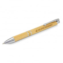 Load image into Gallery viewer, Custom Printed Corporate Gifts Panama Bamboo Pen