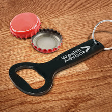 Load image into Gallery viewer, Custom Printed Corporate Gifts Bristol Bottle Opener Key Ring