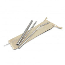 Load image into Gallery viewer, Stainless Steel Straw Set