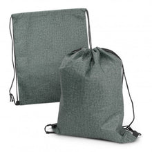 Load image into Gallery viewer, Tampa Heather Drawstring Backpack