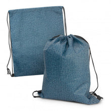 Load image into Gallery viewer, Tampa Heather Drawstring Backpack
