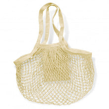 Load image into Gallery viewer, Cotton Mesh Foldaway Tote Bag
