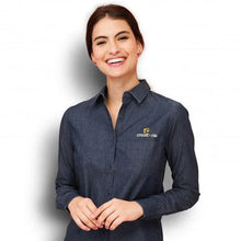 Load image into Gallery viewer, SOLS Barry Womens Denim Shirt