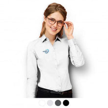 Load image into Gallery viewer, Custom Printed Corporate Gifts Blake Womens Long Sleeve Shirt