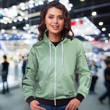 Load image into Gallery viewer, Custom printed corporate gifts Womens Sports Zipped Hoodie