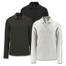 Load image into Gallery viewer, SOLS Perfect Womens Long Sleeve Polo