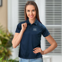 Load image into Gallery viewer, custom printed women polo shirt
