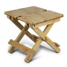 Load image into Gallery viewer, Bamboo Folding Wine Table