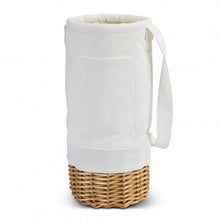 Load image into Gallery viewer, Keepsake Wicker Wine Carrier