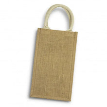 Load image into Gallery viewer, Serena Jute Double Wine Carrier