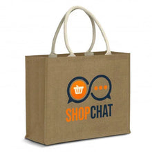 Load image into Gallery viewer, Modena Starch Jute Tote Bag