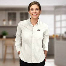 Load image into Gallery viewer, Custom printed corporate gifts Women's Poplin Shirt