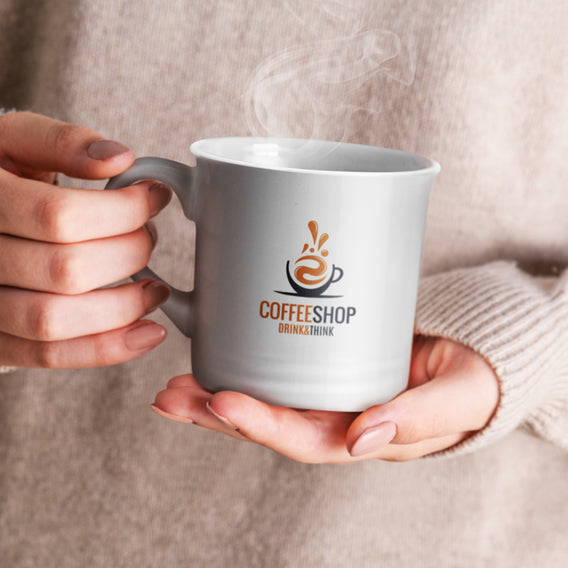 Custom Coffee Mug with logo