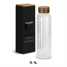Load image into Gallery viewer, Keepsake Linear Glass Drink Bottle
