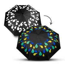 Load image into Gallery viewer, Custom printed corporate gifts Colour Changing Compact Umbrella 
