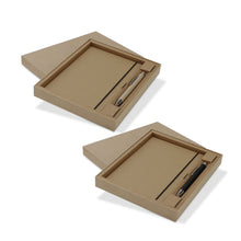 Load image into Gallery viewer, Kraft Notebook and Pen Gift Set
