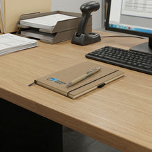 Load image into Gallery viewer, Custom printed corporate gifts Kraft Notebook and Pen Gift Set 
