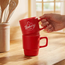 Load image into Gallery viewer, Custom Printed Corporate Gifts Barista Stackable Coffee Mug
