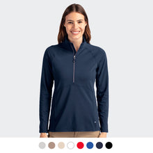 Load image into Gallery viewer, Cutter &amp; Buck Adapt Womens Half Zip

