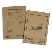 Load image into Gallery viewer, BRANDCRAFT Cargo Ship Wooden Model - Product Image
