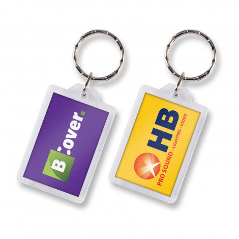 custom printed key ring 