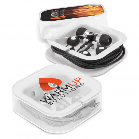 custom printed earbuds