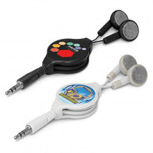 Load image into Gallery viewer, custom printed earbuds
