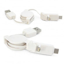 Load image into Gallery viewer, Custom Printed Corporate Gifts Universal Charging Cable
