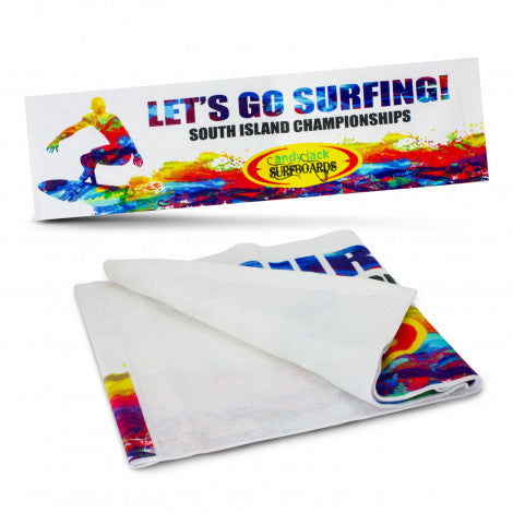 custom printed towel