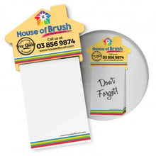 Load image into Gallery viewer, Custom Printed Corporate Gifts Magnetic House Memo Pad A7 - Full Colour
