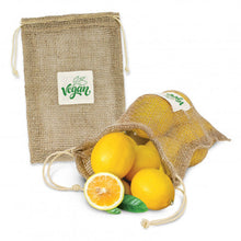 Load image into Gallery viewer, custom printed jute bag
