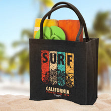 Load image into Gallery viewer, Monza Jute Tote Bag - Colour Match
