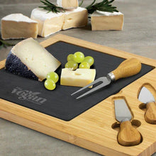 Load image into Gallery viewer, Custom Printed Corporate Gifts Slate Cheese Board
