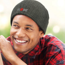 Load image into Gallery viewer, Nebraska Heather Cable Knit Beanie Patch

