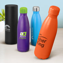 Load image into Gallery viewer, Mirage Powder Coated Vacuum Bottle - Push Button Lid
