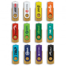 Load image into Gallery viewer, Helix 4GB Bamboo Flash Drive
