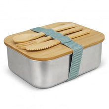 Load image into Gallery viewer, Stainless Steel Lunch Box with Cutlery

