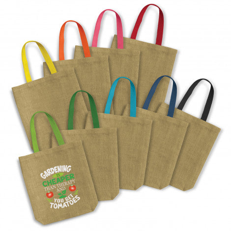 custom printed jute bag