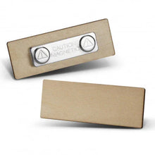 Load image into Gallery viewer, Magnetic Wooden Badge
