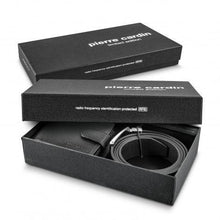 Load image into Gallery viewer, Custom Printed Corporate Gifts Pierre Cardin Leather Wallet Belt Gift Set
